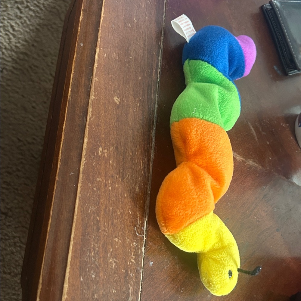 Ty Multicolor Plush Caterpillar Toy